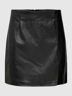 Spódnice - Spódnica mini z imitacji skóry model ‘Lina’ - grafika 1
