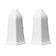 Listwy przypodłogowe - Narożnik zewnętrzny do listwy przypodłogowej PCV Biały z serii 60 marki Artens - miniaturka - grafika 1