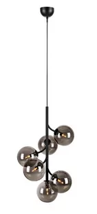 Markslojd lampa wisząca Callisto 6L 6xG9 czarna/dymiona 108108 - Lampy sufitowe - miniaturka - grafika 1