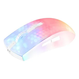 DELTACO GAM-145-W RGB Biały - Myszki - miniaturka - grafika 1