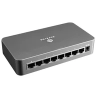 Inne akcesoria audio-wideo - NuPrime Omnia SW-8 - 8 portowy switch sieciowy - miniaturka - grafika 1