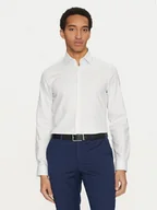 Koszule męskie - Calvin Klein Koszula K10K114307 Biały Slim Fit - miniaturka - grafika 1