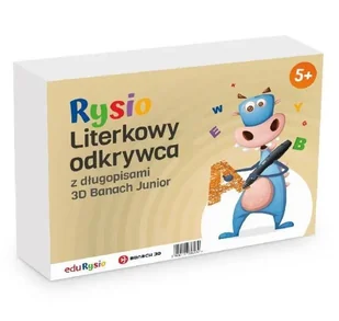 Rysio Literkowy odkrywca z długopisami 3d... - Materiały pomocnicze dla nauczycieli - miniaturka - grafika 1