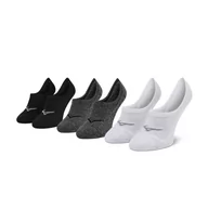 Skarpetki damskie - Mizuno Zestaw 3 par stopek męskich Super Short Socks 3P J2GX005577 White/Black/Grey - miniaturka - grafika 1