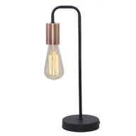 Lampy stojące - Lampa stołowa Herpe - czarno-złota - 41-66862 - miniaturka - grafika 1