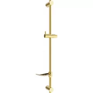 Zasłony prysznicowe - Drążek prysznicowy z mydelniczką MEXEN DF, złoty, 80 cm - miniaturka - grafika 1