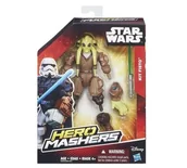 Zabawki interaktywne dla dzieci - Hasbro Star Wars Mashers B3658 Kit Fisto B3656 - miniaturka - grafika 1