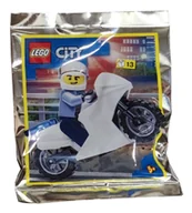 Klocki - LEGO City Zestaw - Policeman and Motorcycle 952103 polybag klocki - miniaturka - grafika 1