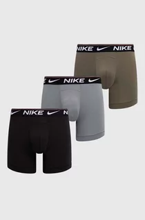 Majtki męskie - Nike bokserki 3-pack męskie kolor szary - grafika 1