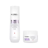 Szampony do włosów - Goldwell DUALSENSES BLONDES & HIGHLIGHTS Szampon 250 ml + Kuracja 200 ml 0000052687 - miniaturka - grafika 1