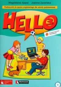 PWN Magdalena Appel, Joanna Zarańska Hello. Klasa 3. Podręcznik z płytą CD-ROM - Podręczniki dla szkół podstawowych - miniaturka - grafika 1