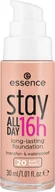Podkłady do twarzy - Essence Stay All Day 16h Podkład 20 Soft Nude ESS930820 - miniaturka - grafika 1