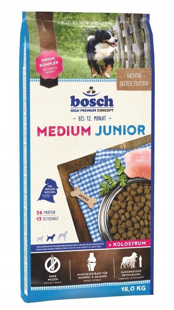 Bosch Petfood Medium Junior 15 kg