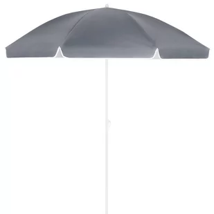 Parasol Ogrodowy Pochylny Średnica 200Cm Antracyt - Parasole ogrodowe - miniaturka - grafika 1