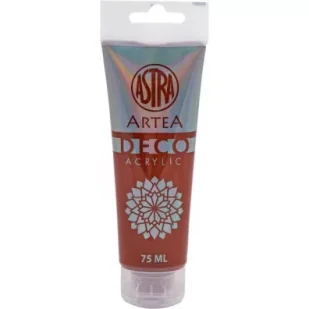 Astra Farba akrylowa Deco Artea w tubie 75ml brązowa - Farby i media malarskie - miniaturka - grafika 1