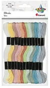 Pozostałe akcesoria dla plastyków - Titanum Mulina 8mm pastelowa 12 kolorów - miniaturka - grafika 1