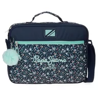 Torebki damskie - Pepe Jeans Alenka Eskorty, rozmiar nosić w plecaku, torebce lub torebce Joumma Bags, Niebieski, torba szkolna - miniaturka - grafika 1