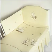 Pościel dla dzieci - Pościel Haftowana Kieczmerski 3 El. Łączka 135x100 - miniaturka - grafika 1