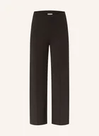 Spodnie damskie - Calvin Klein Spodnie Z Dzianiny schwarz - miniaturka - grafika 1