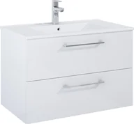 Szafki łazienkowe - Alkotest A857950806 / ROCA / ROMA / SZAFKA ŁAZIENKOWA 80 CM Z 2 SZUFLADAMI, DO KOMPLETACJI Z UMYWALKĄ HEBE, BIAŁY POŁYSK / ZAMIENNIK 5110011 / - miniaturka - grafika 1