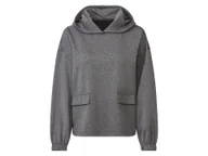 Bluzy damskie - esmara® Bluza dresowa damska z kapturem (Czarny, S (36-38)) - miniaturka - grafika 1