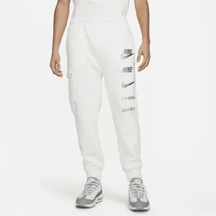 Spodnie Dresowe Męskie Białe Nike DRI-FIT treningowe FJ0550-133 r. L - Dresy męskie - miniaturka - grafika 1