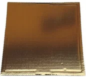 Pozostałe akcesoria kuchenne - Złoty Podkład Pod Tort Ciasto 25 X 25Cm Sztywny Kw - miniaturka - grafika 1