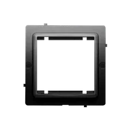 Inne akcesoria elektryczne - Kontakt Simon Adapter przejściówka na osprzęt standardu 45×45 mm czarny mat - miniaturka - grafika 1