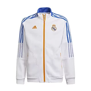 Kurtki i płaszcze dla chłopców - adidas Chłopcy Real Anthem Jky Jacket - grafika 1