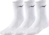 Skarpety termoaktywne - Mizuno Skarpety Mizuno Training Mid 3P 32GX250501 32GX250501 biały 41-43 - miniaturka - grafika 1