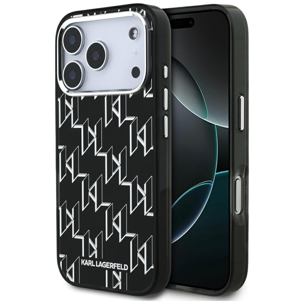 Etui Karl Lagerfeld IML KL Monogram MagSafe do iPhone 17 Pro czarny