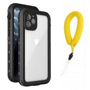 Etui i futerały do telefonów - Etui Wodoodporne + pasek do Apple iPhone 12 Mini (Czarne) - miniaturka - grafika 1