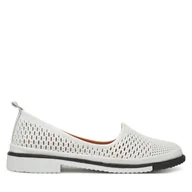 Półbuty damskie - Półbuty Manitu 840138 Biały - miniaturka - grafika 1