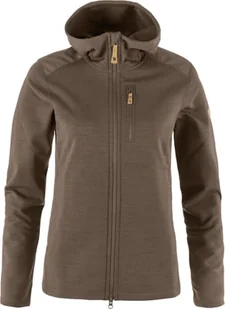 FJALLRAVEN 86990-244 Keb bluza polarowa w długi sweter damski zamsz brązowy, rozmiar M - Bluzy damskie - miniaturka - grafika 1