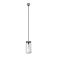 Lampy sufitowe - Britop Loftowa LAMPA wisząca TIMEO 195109157 druciana OPRAWA metalowy zwis drewno czarny - miniaturka - grafika 1