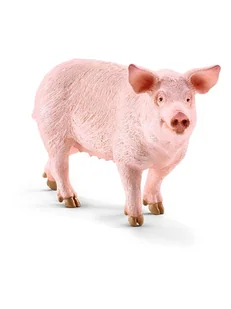 Schleich Figurka "Pig" do zabawy - 3+ - Zabawki kreatywne - miniaturka - grafika 1