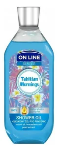 On Line Senses Olejkowy żel pod prysznic Tahitian Mornings 500 ml - Kosmetyki do kąpieli - miniaturka - grafika 2