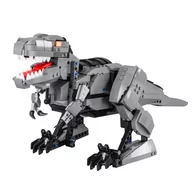 Zabawki zdalnie sterowane - Klocki Konstrukcyjne Dinozaur Tyranozaur Rex R/C 701 Elementów CADA - miniaturka - grafika 1