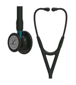 Urządzenia medyczne - Stetoskop Littmann Cardiology IV 6201 Stetoskop kardiologiczny Black-Finish, przewód - czarny, trzonek niebieski - miniaturka - grafika 1