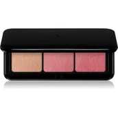 Róże do policzków - KIKO Milano Multi Finish Trio Blush & Bronzer Palette 02 Mauve - miniaturka - grafika 1
