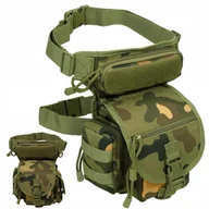 Nerki - Torba Saszetka Biodrowa Na Nogę Wojskowa Taktyczna Pojemna Militarna Nerka - miniaturka - grafika 1