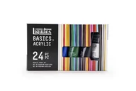 Farby i media malarskie - Zestaw farb akrylowych, Liquitex Basics, 24 kolory - miniaturka - grafika 1