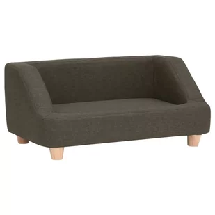 Vidaxl Sofa dla psa ciemnoszara 95x63x39 cm lniana 171151 - Legowiska dla psów - miniaturka - grafika 1