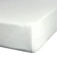 Prześcieradła - Wysokie prześcieradło 180x200+30cm bawełna jersey kremowe Eurofirany - miniaturka - grafika 1