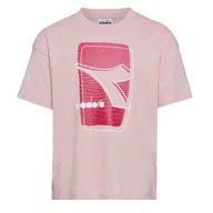Koszulki dla dziewczynek - Koszulka dziecięca DIADORA JU. T-SHIRT SS ELEMENTS - miniaturka - grafika 1