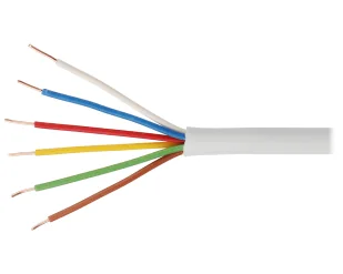 WEWNĘTRZNY KABEL PRZEWÓD do Alarmów YTDY 6x0.5 100m - Akcesoria do monitoringu - miniaturka - grafika 1