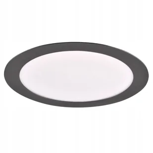 Oprawa podtynkowa Led Rigel R220 okrągła 14W czarna 1800lm z zasilaczem - Lampy sufitowe - miniaturka - grafika 1