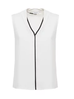 Bluzki damskie - Calvin Klein Bluzka w kolorze białym - grafika 1