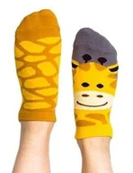 Skarpetki dla dzieci - Zabawne Stopki Z Żyrafą - Gigi Giraffe Kids - 23-26 - miniaturka - grafika 1