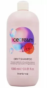 Inebrya Ice Cream Dry-T, odżywczy szampon do włosów suchych, puszących się i po zabiegach, 1000ml - Szampony do włosów - miniaturka - grafika 1